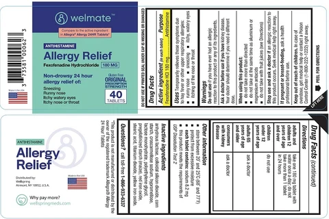 ALLERGY RELIEF 포장