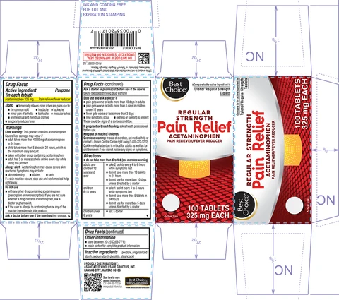 Regular Strength Pain Relief 포장