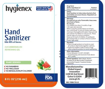 HGXCMGEL 8oz Label