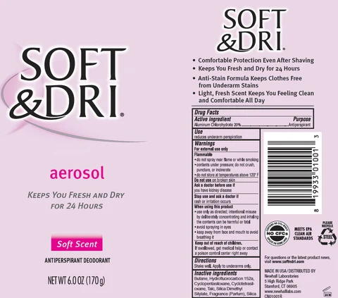 SOFT and DRI Soft Scent 포장