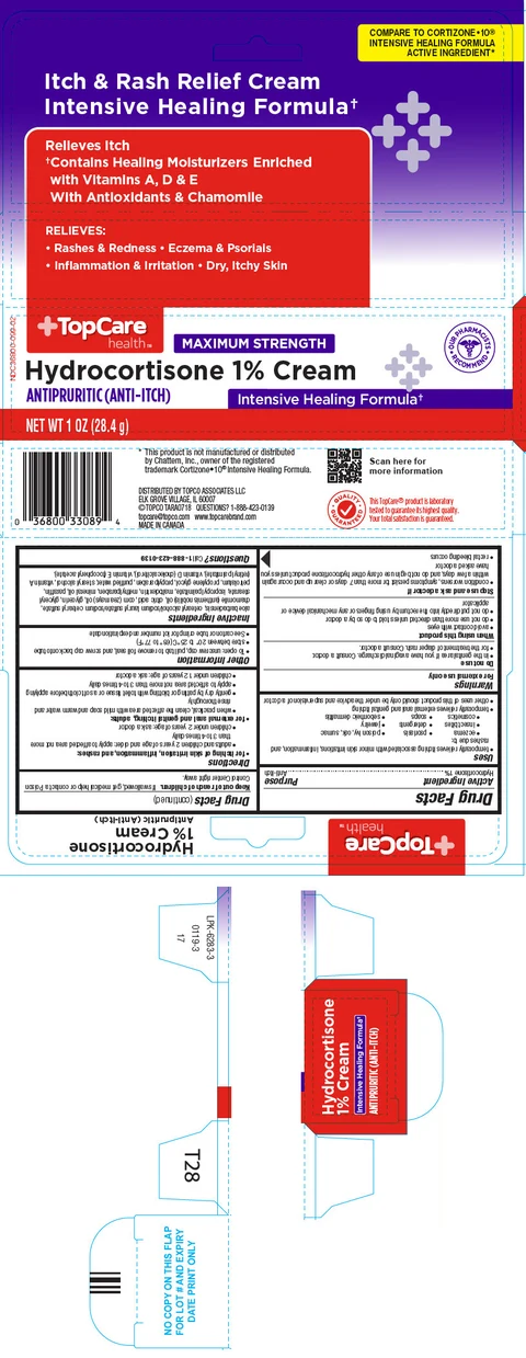 TopCare Hydrocortisone Intensive Healing Formula packaging
