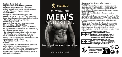 Body oil 포장