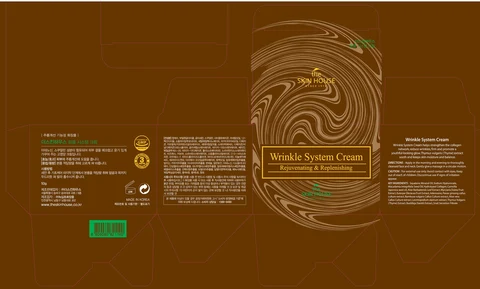 THE SKIN HOUSE Wrinkle SystemCream 포장