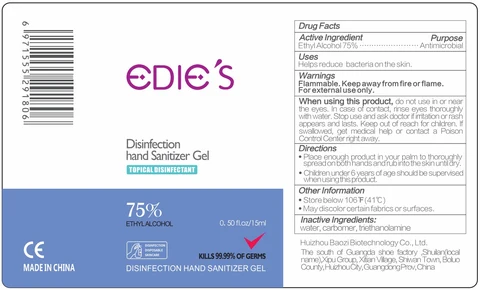 DISINFECTION HAND SANITIZER GEl 포장