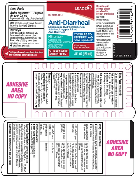 leader anti diarrheal 포장