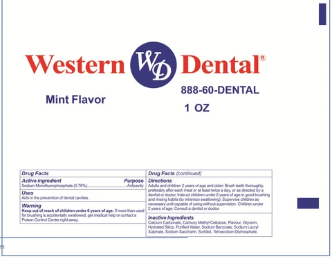 Western Dental packaging