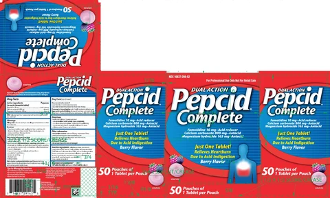Pepcid Complete Dual Action Berry Flavor 포장