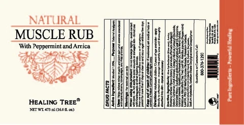 HEALING TREE NATURAL MUSCLE RUB 포장
