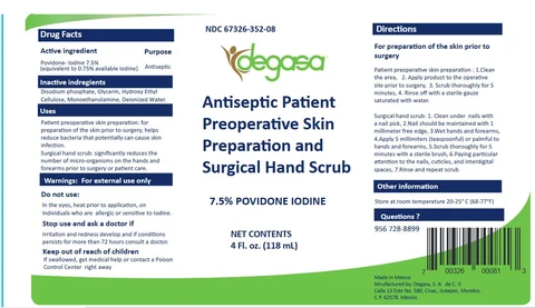 Antiseptic Patient Preoperative Skin Preparation and Surgical Hand Scrub 포장