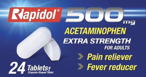 Rapidol 500Extra Strength 포장
