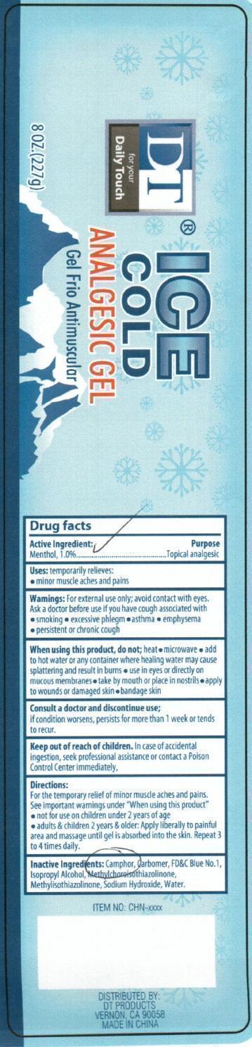 DT Ice Cold Analgesic 포장