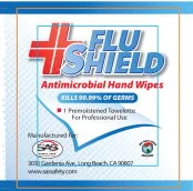 antimicrobial hand wipe packaging