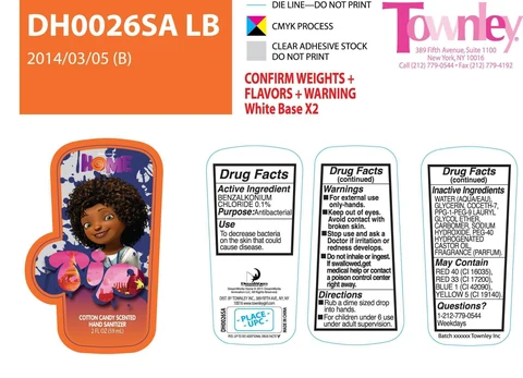 Cotton Candy Scented Hand Sanitizer 포장