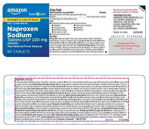AMAZON BASIC CARE NAPROXEN SODIUM 포장