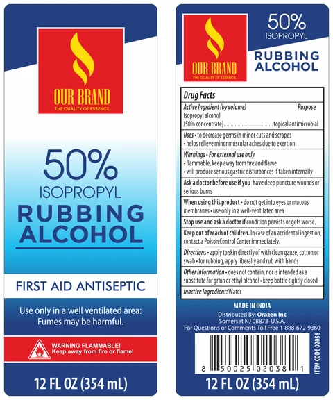 Isopropyl Rubbing AlcoholOrazen Inc 포장