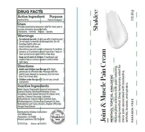 Joint and Muscle Pain packaging