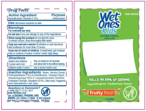 WET ONES 포장