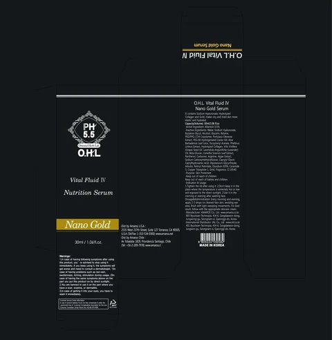 Vital Fluid IV Nano Gold Serum 포장
