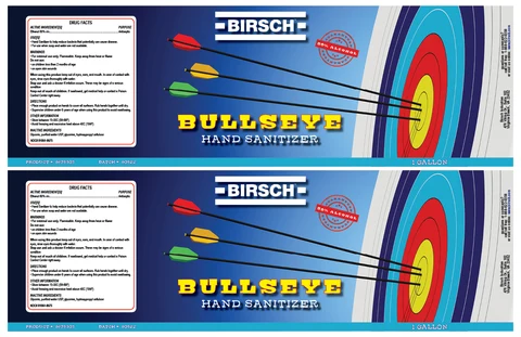 BULLSEYE HAND SANITIZER 포장
