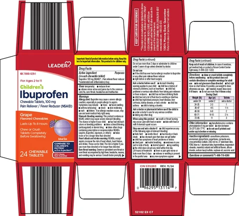Leader Ibuprofen packaging