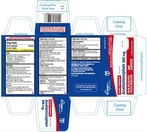 341R- Kroger APAP 500mg 100 carton