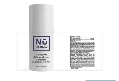 Stay Ageless Daily Moisturizer Sunscreen Broad Spectrum SPF 25 packaging