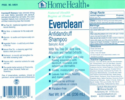 Home Health Everclean Antidandruff 포장