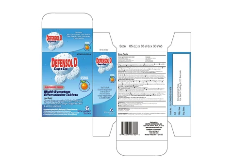 Defensol D (Multi Symptom Effervescent Tablets) 포장