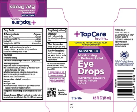 TopCare Health Advanced Moisturizing Plus Redness Relief packaging