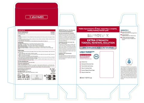 SSPROTIP X Extra Strength Toenail Renewal Solution 포장