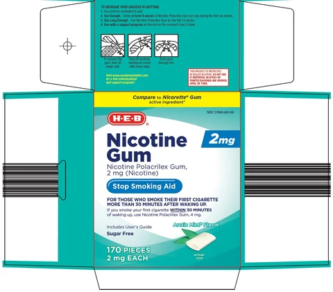 HEB Nicotine 포장