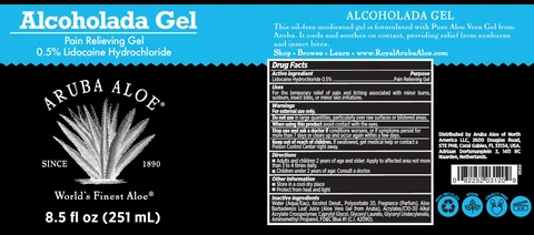 Aruba Aloe Alcoholada 포장