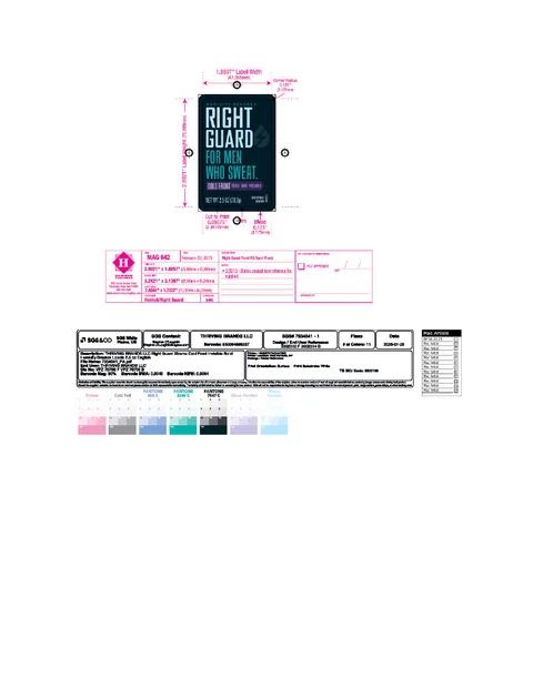 Right Guard Xtreme Humidity Breaker Antiperspirant Cold Front Invisible Solid packaging