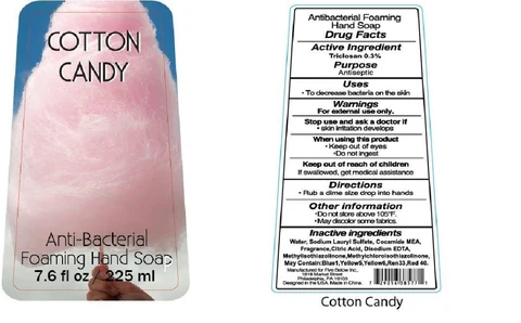 Cotton Candy Anti Bacterial Foaming Hand 포장