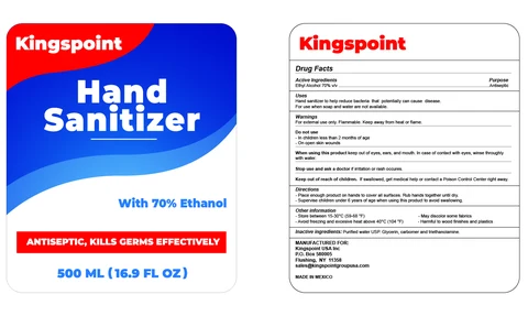 Hand Sanitizer packaging