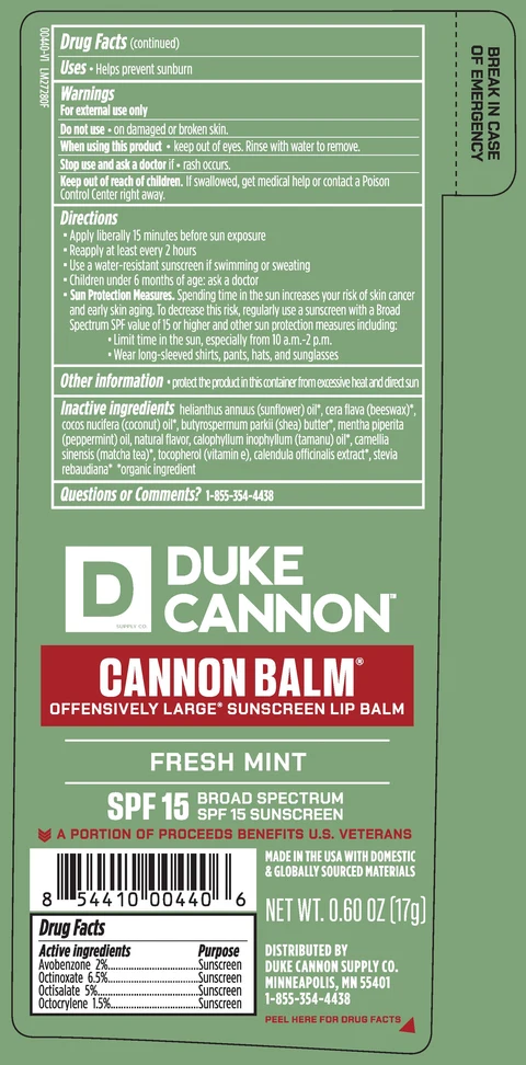 CANNON BALM packaging