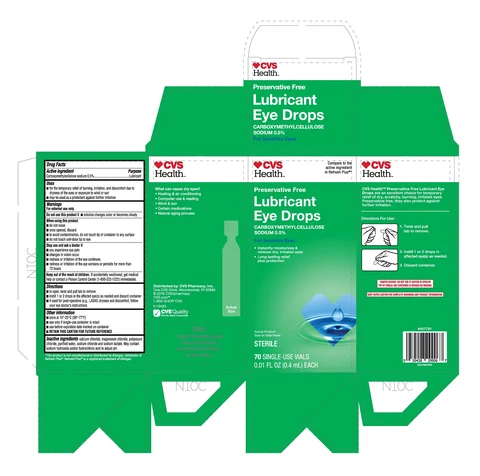 CVS Lubricant Eye Drops 포장