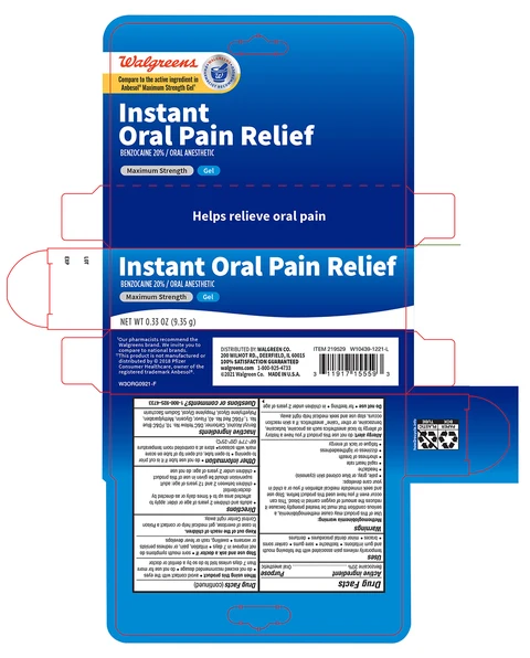 Walgreens Pain Relief packaging