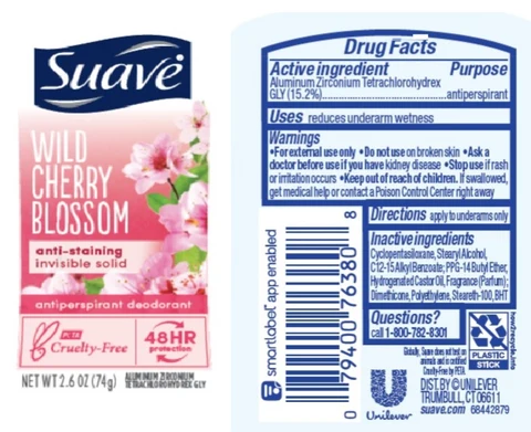 Suave packaging