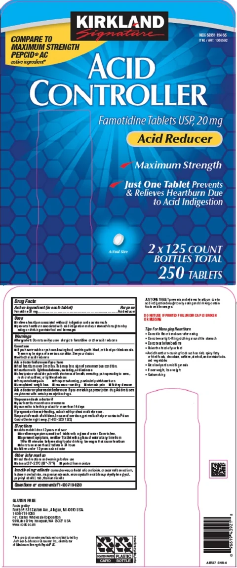 kirkland signature acid controller 포장
