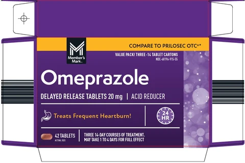 members mark omeprazole 포장