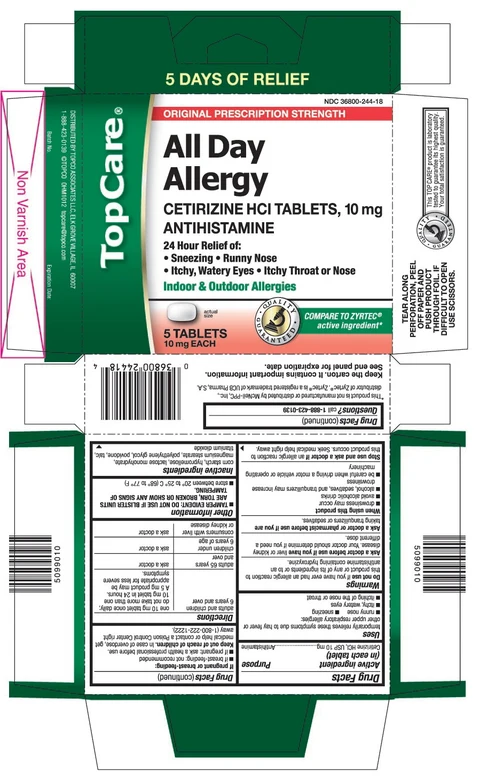 Cetirizine Hydrochloride 포장