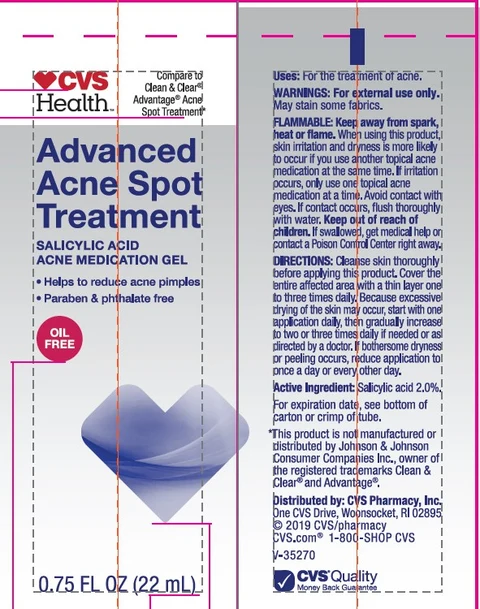 CVS Health Advanced Acne Spot Treatment packaging