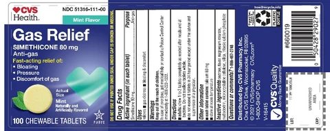 CVS PHARMACYGas relief 포장