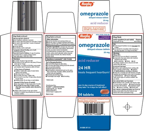 rugby omeprazole 포장