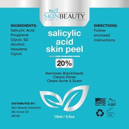 SALICYLIC 20 Skin Peel / SALICYLIC 30 Skin Peel 포장