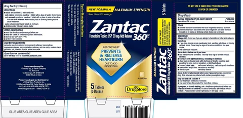 Zantac 360 / Zantac 360, Travel BASIX 포장