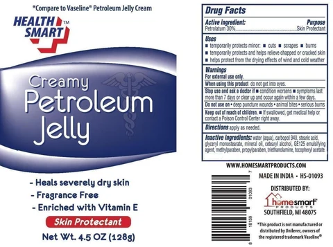 Health Smart Creamy Petroleum packaging