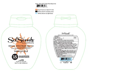 Concept IISolScents Broad Spectrum SPF 15 Vanilla Silk 포장