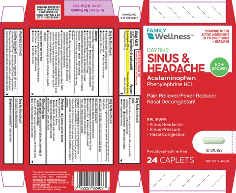 Sinus and Headache 포장